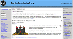 Desktop Screenshot of forth-ev.de